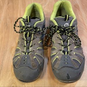 Boys Merrell Hiking shoes Size 7m Chameleon